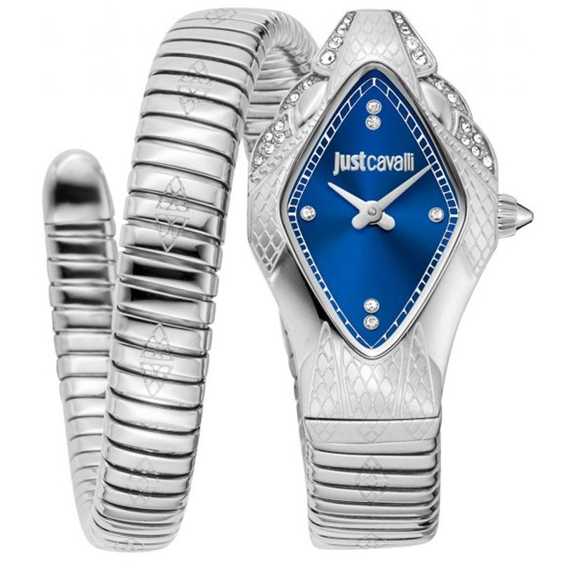 Just Cavalli Womens Ferocious Blue Dial Watch - Jc1l306m0015 142$